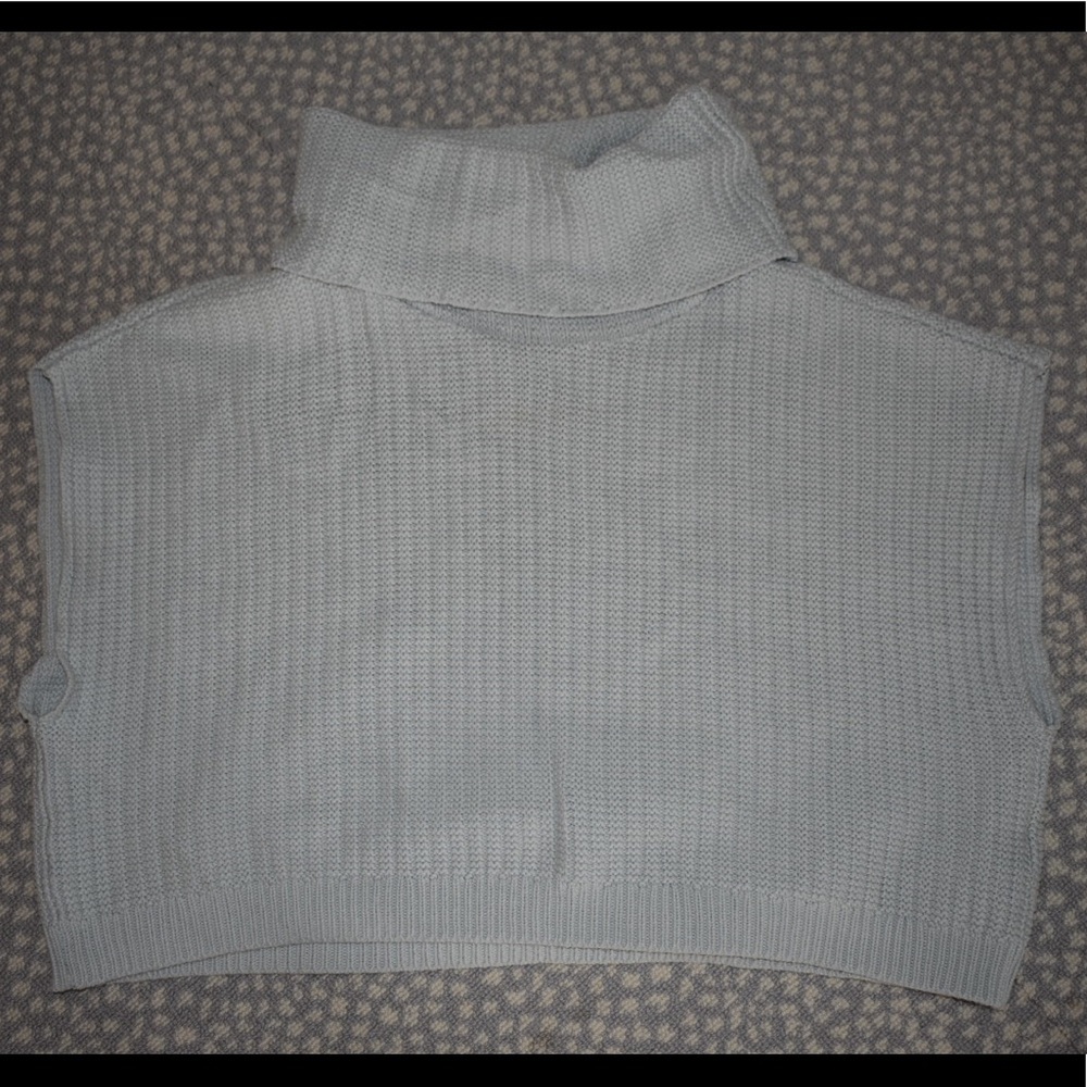 Free People Cropped Turtleneck Sweater